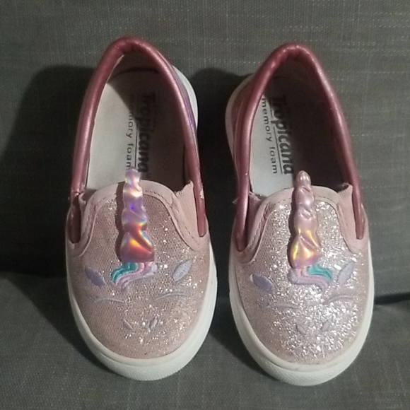 Tropicana Shoes Unicorn Glitter Pink Baby Girl - Picture 5 of 9